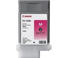 PFI-104M - Canon Ink Tank - Magenta 130ml (Dye) (3631B001AA)