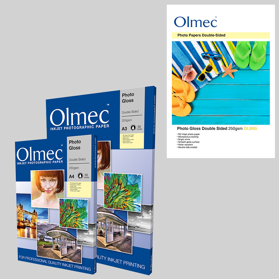 Innova Olmec Photo Gloss Paper Double Sided - 250gsm