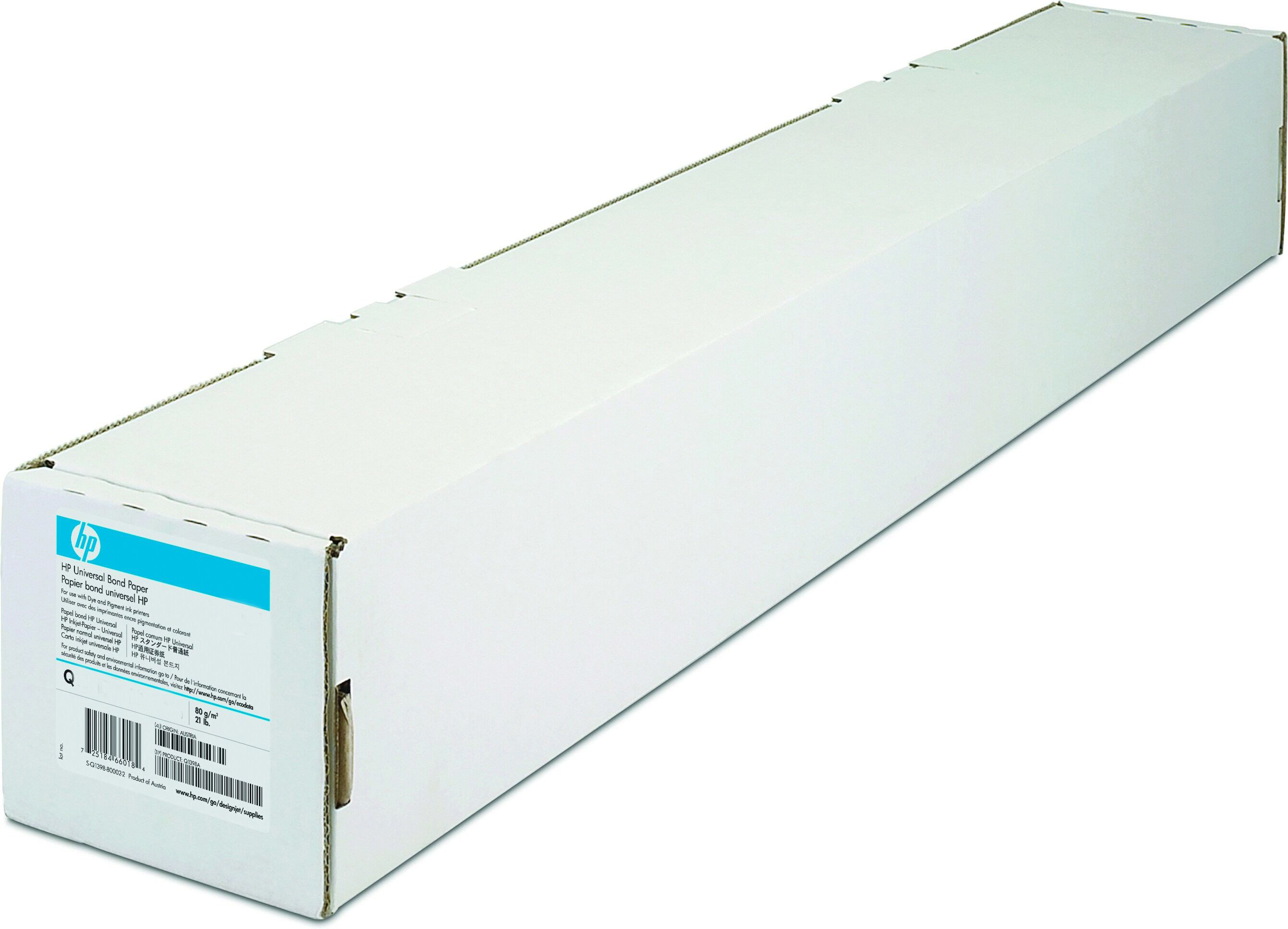 HP Universal Bond Paper Roll A10 80g/m² 33.1&quot; 841mm x 91.4m