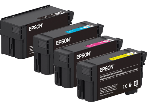 Epson T2100 T3100 T5100 XD2 Value MultiPack - 1 x  50ml Black Cartridge 1 x of Each 26ml Colours cartridges